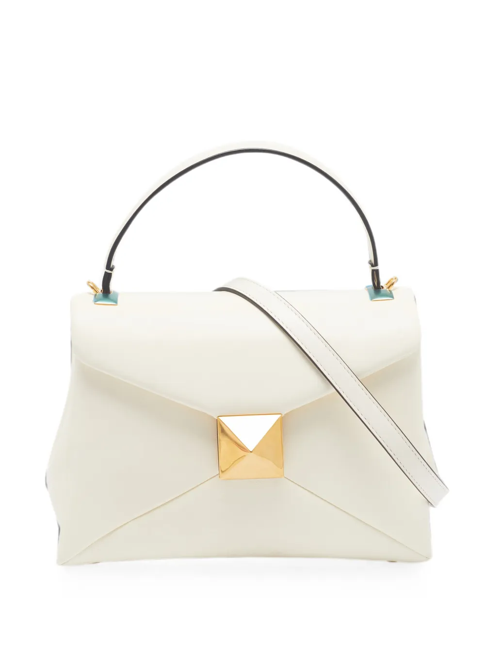 Red Valentino Vintage One Stud leather tote bag - Toni neutri