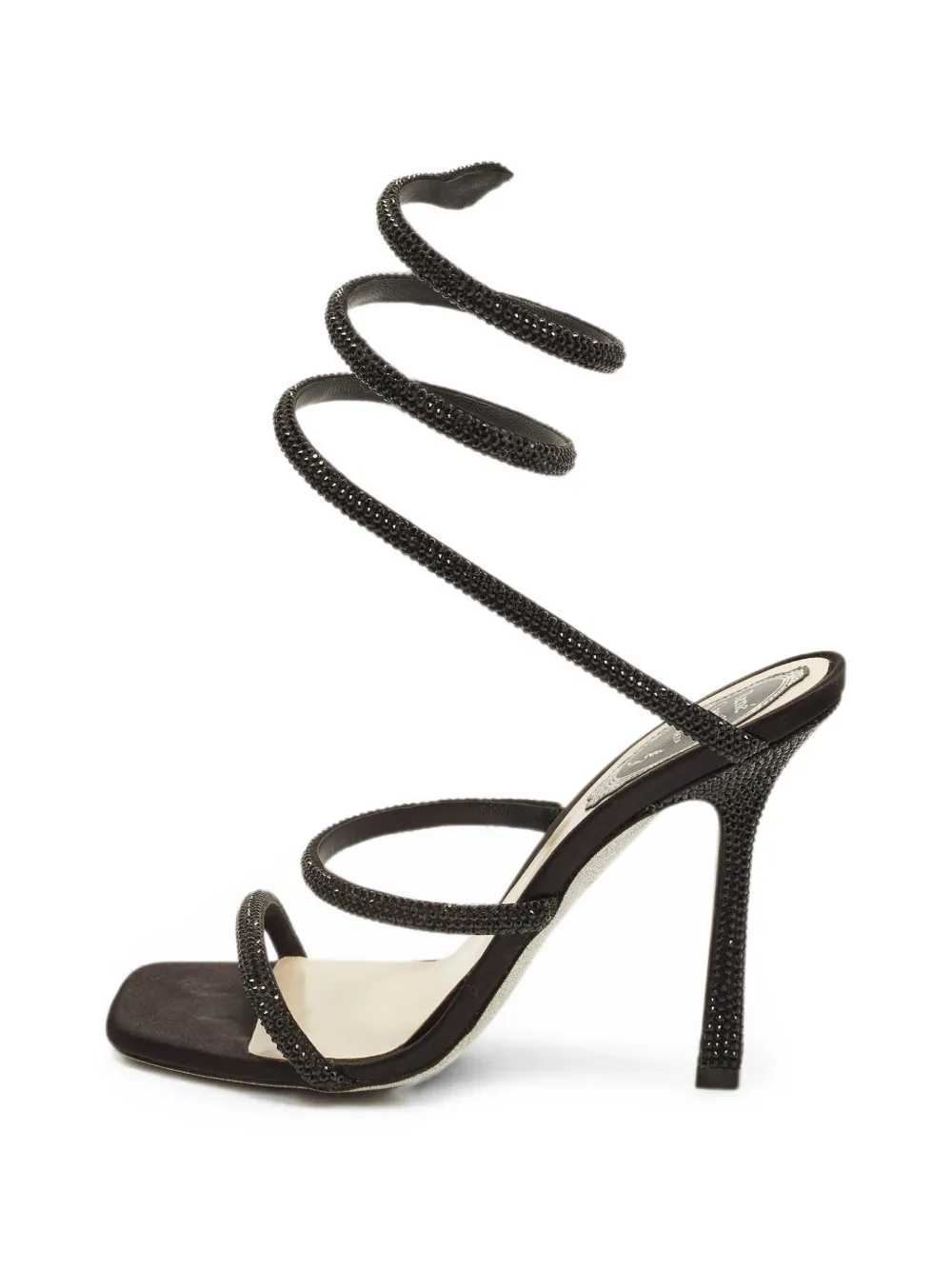 René Caovilla Cleo crystal-embellished sandals - Schwarz