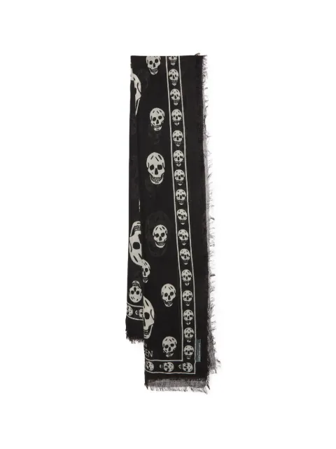 Alexander McQueen Pre-Owned Skull print square scarf