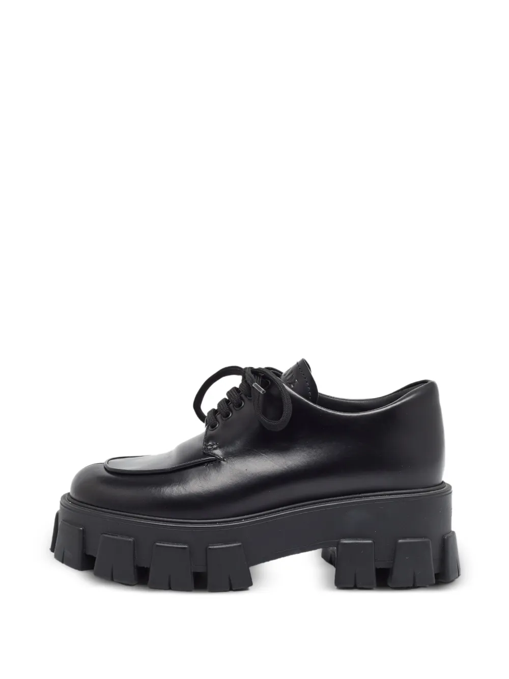 Prada Pre-Owned Monolith Derby shoes - Schwarz