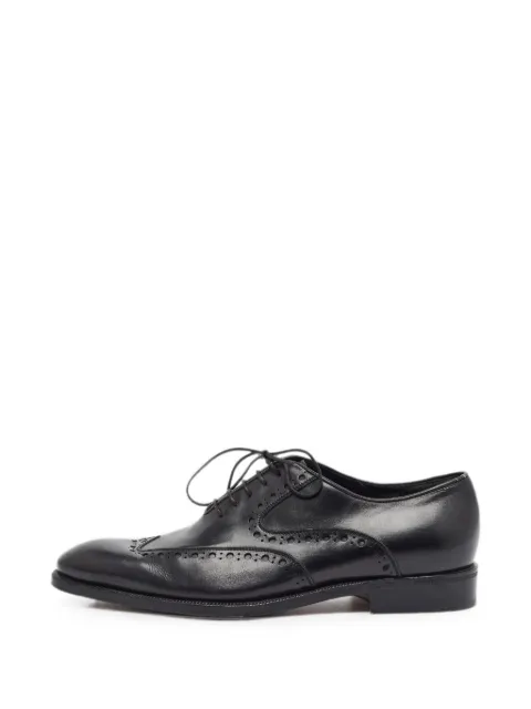 Ferragamo Pre-Owned zapatos derby con detalles de vestir