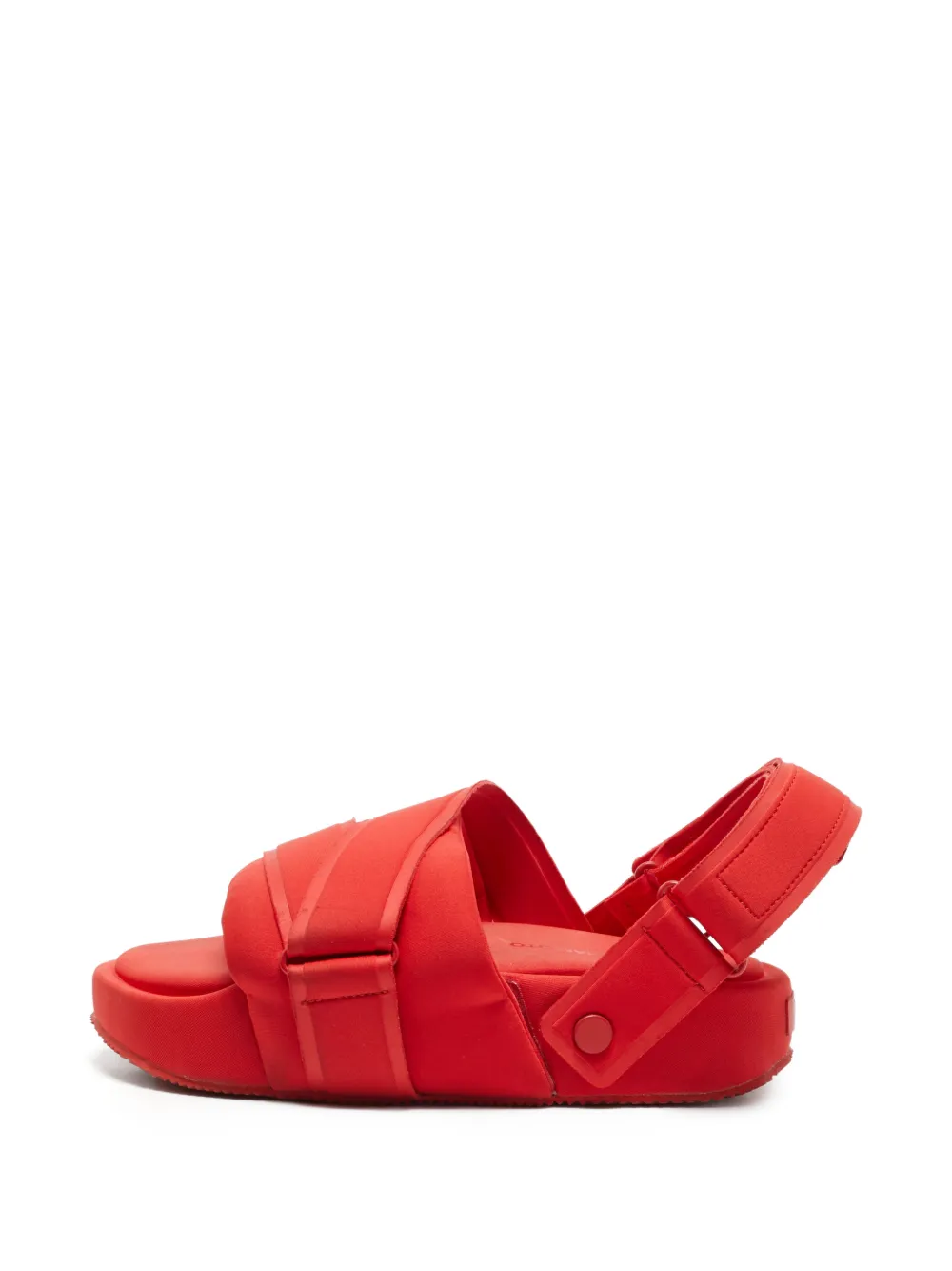 Y-3 neoprene slingback sandals - Rot