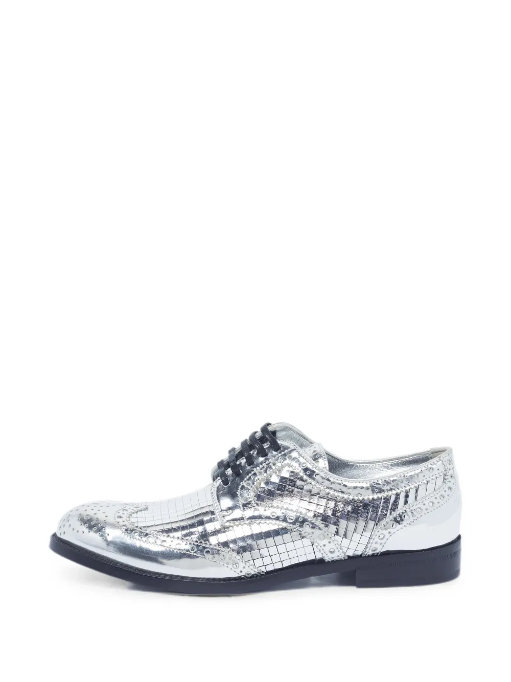 Dolce & Gabbana Pre-Owned metallic-effect shoes - Silber