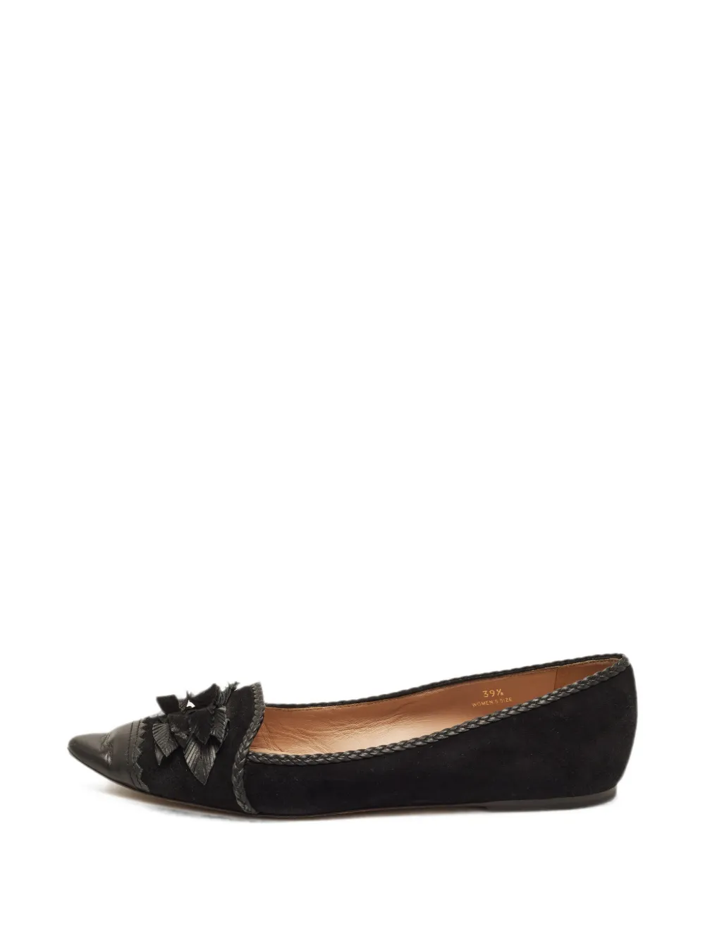 Tod's Vintage bow-detail ballet flats - Schwarz