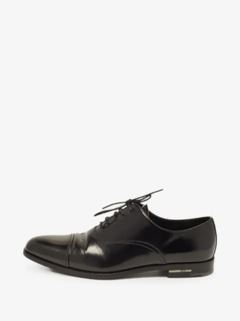 Prada Pre-Owned zapatos oxford con agujetas