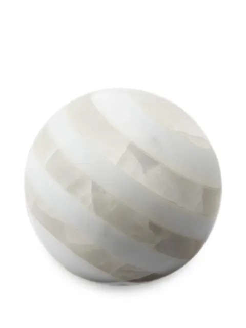 Editions Milano Alice striped marble paperweight