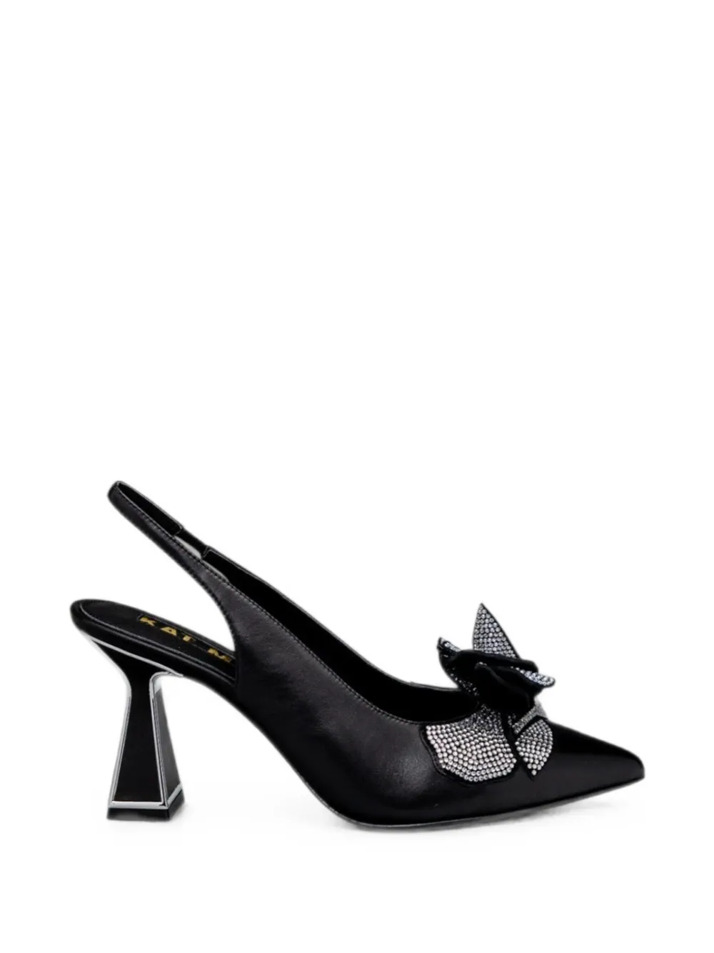 Kat Maconie Slingback-Pumps mit Kristallen - Schwarz