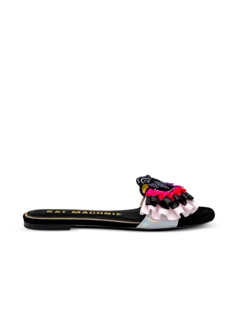 Kat Maconie sandalias con volantes