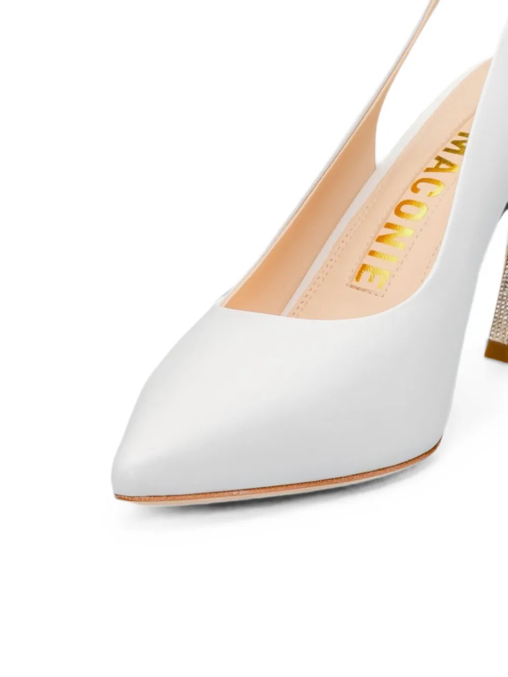 Kat Maconie Slingback pumps verfraaid met kristallen Grijs