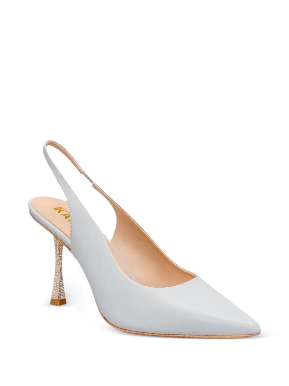 Kat Maconie Slingback pumps verfraaid met kristallen Grijs