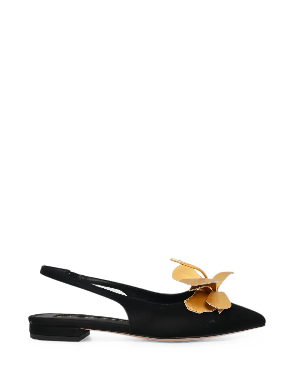 Kat Maconie Nelli ballerina's met bloemendetail Zwart