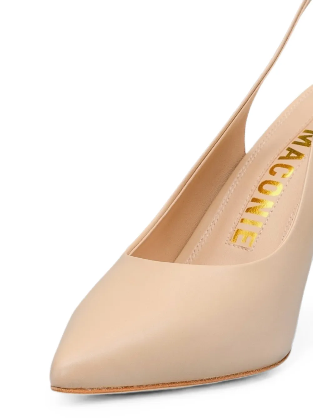 Kat Maconie Slingback pumps verfraaid met kristallen Beige