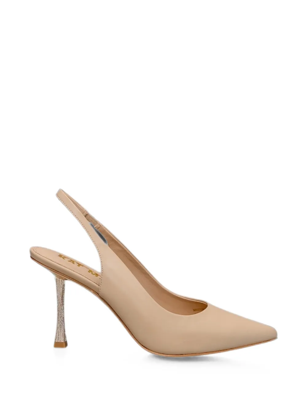 Kat Maconie crystal-embellished slingback pumps