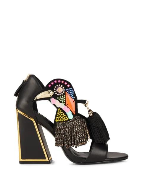 Kat Maconie Aya embellished tassel sandals