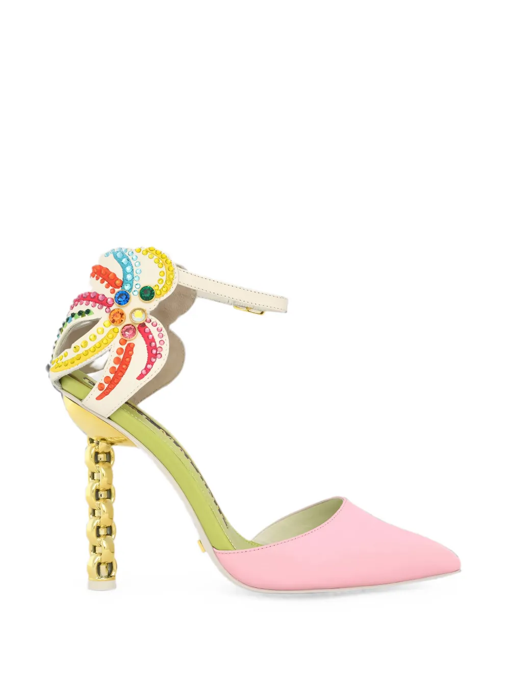 Kat Maconie Ezili pumps met puntige neus en verfraaiing Roze