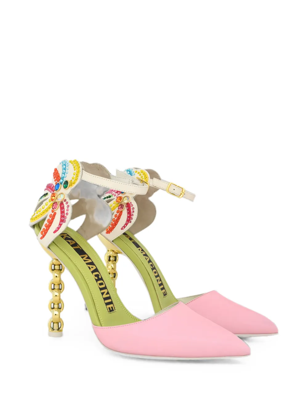 Kat Maconie Ezili pumps met puntige neus en verfraaiing Roze