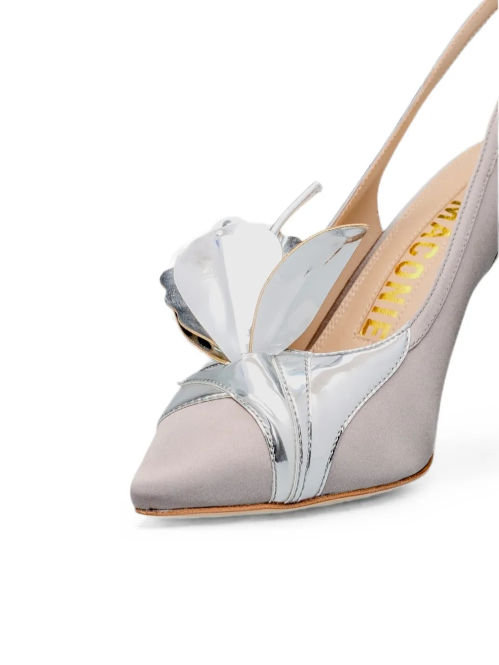 Kat Maconie Slingback pumps met bloemapplicatie Grijs