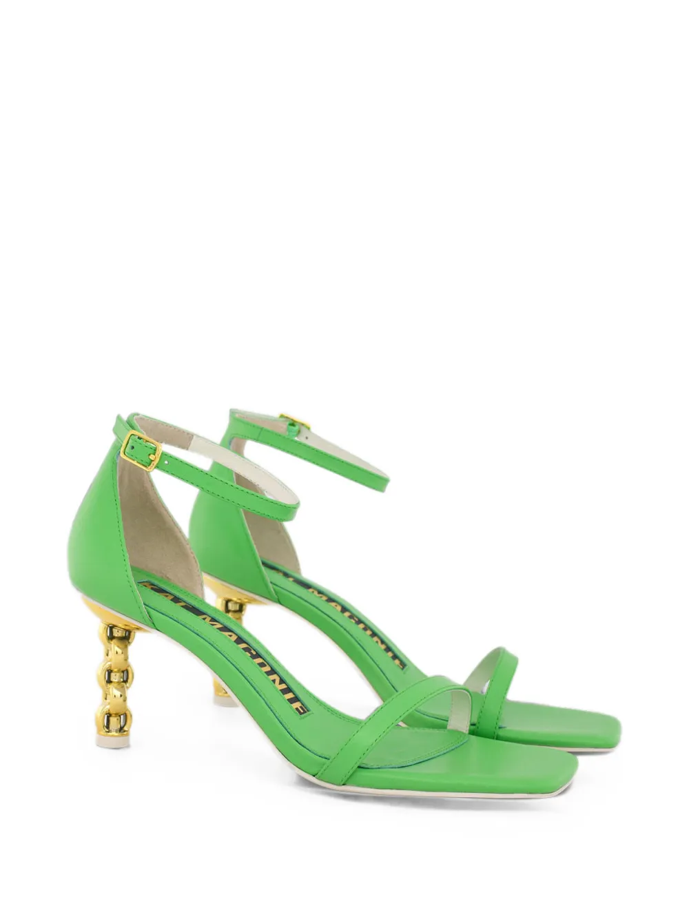 Kat Maconie Sandalen met schakelketting en hak Roze