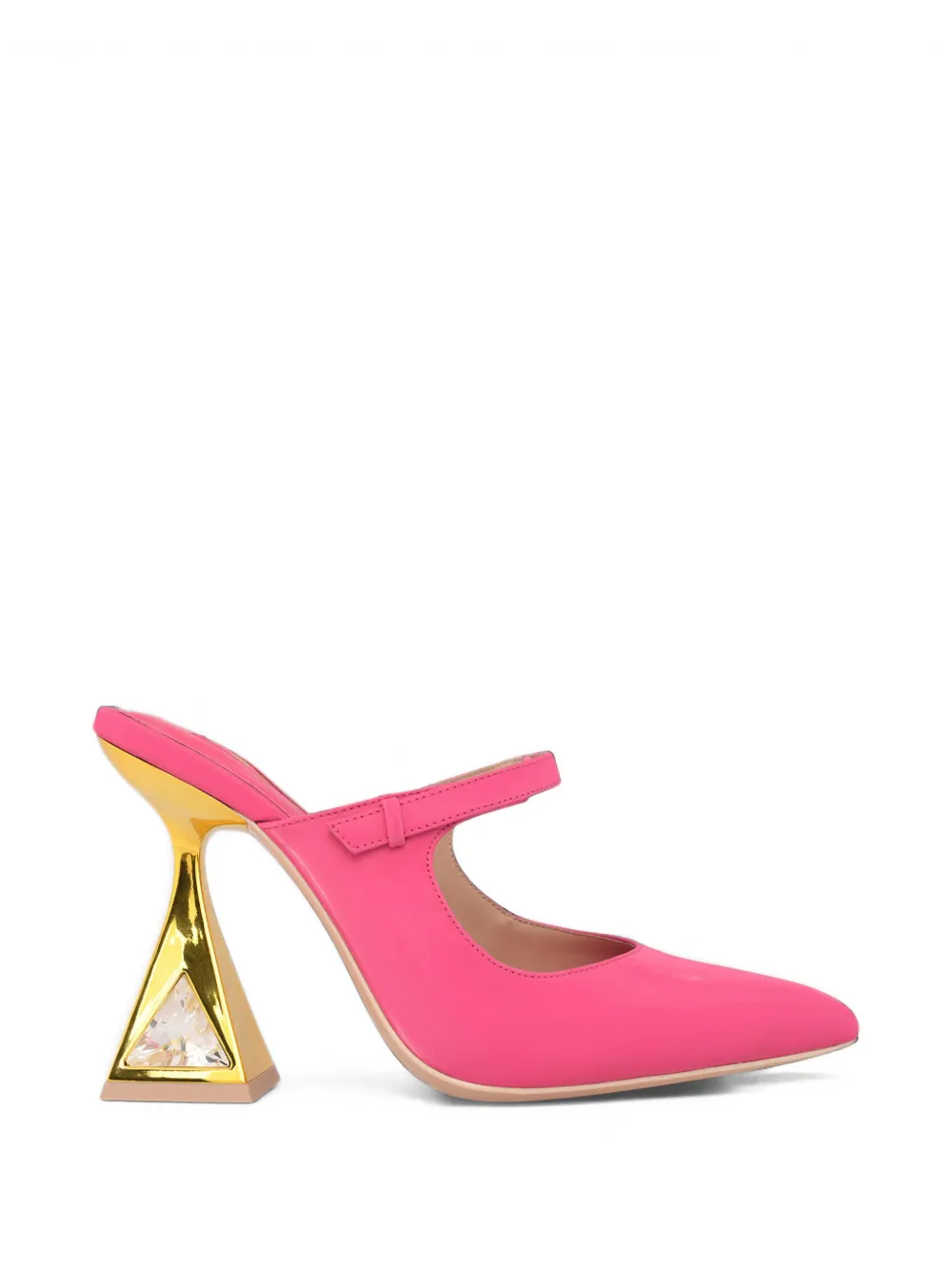 Kat Maconie Spitze Mules mit Kristallen - Schwarz