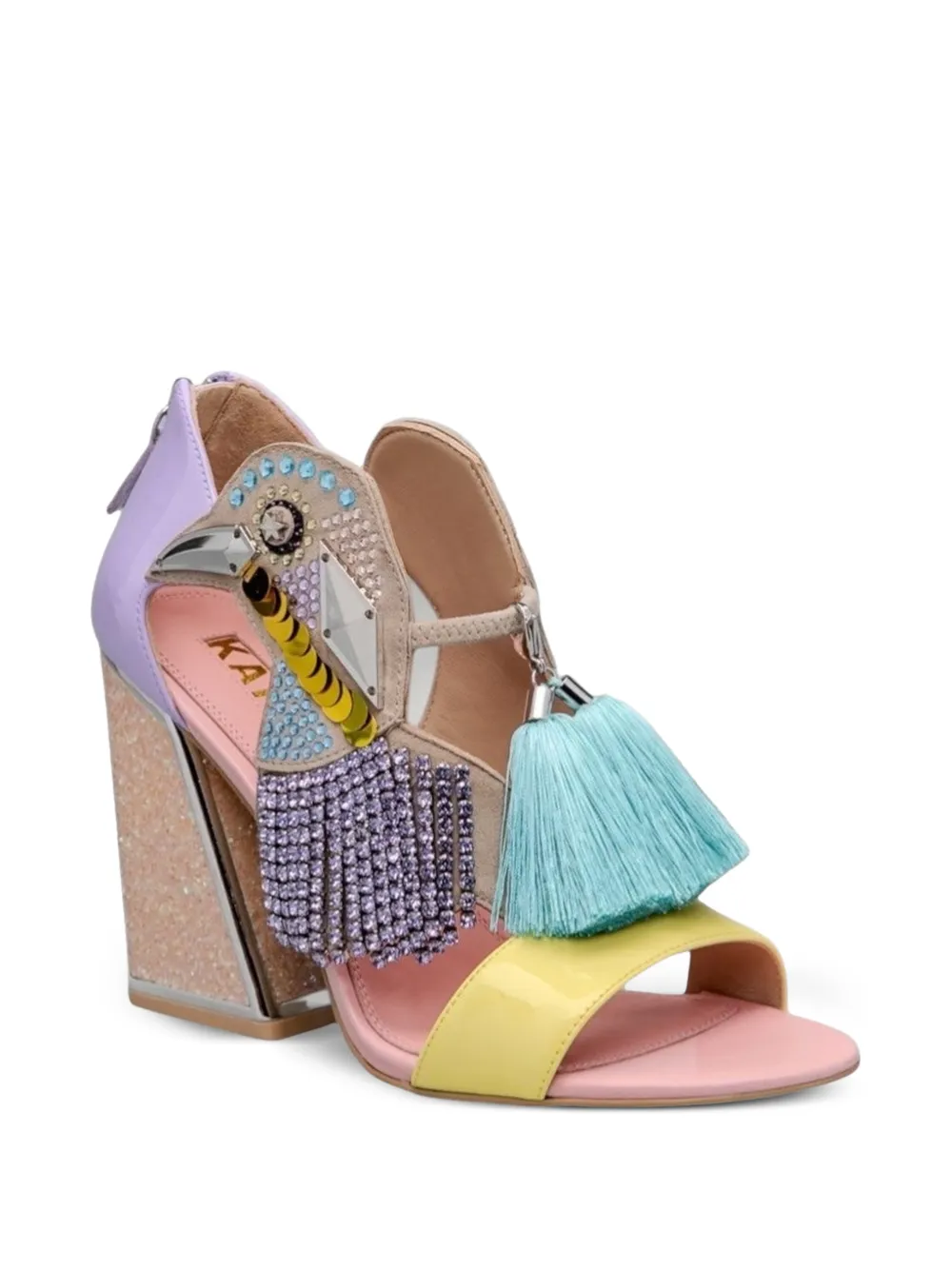 Kat Maconie Sandalen verfraaid met vogels Paars