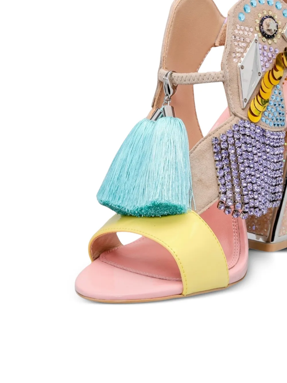 Kat Maconie Sandalen verfraaid met vogels Paars