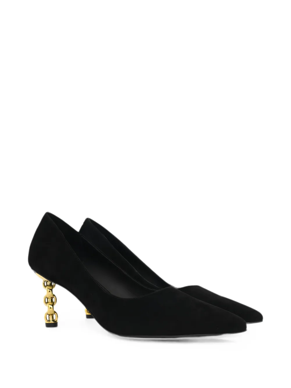 Kat Maconie Pumps met sculpturale hak Zwart