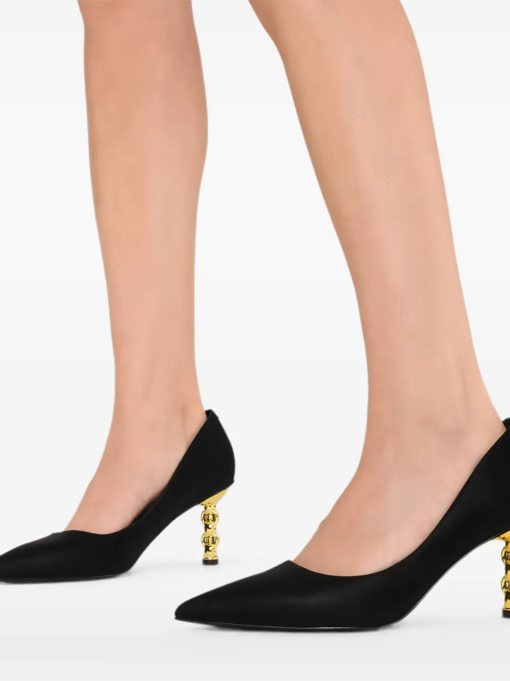Kat Maconie Pumps met sculpturale hak Zwart
