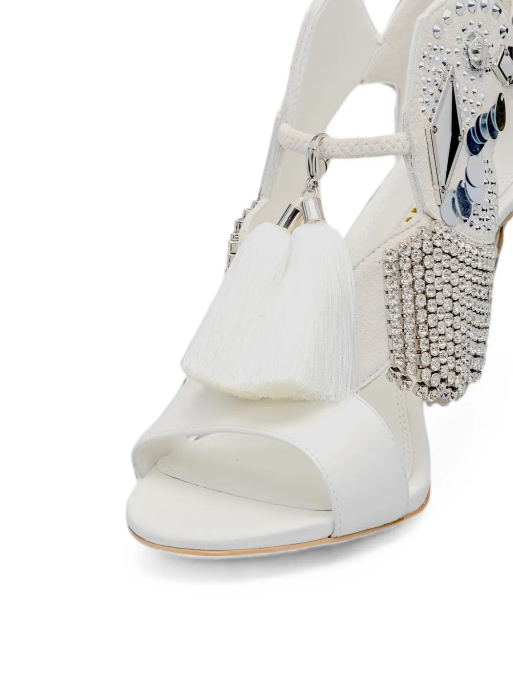 Kat Maconie Sandalen met kwastjes Wit