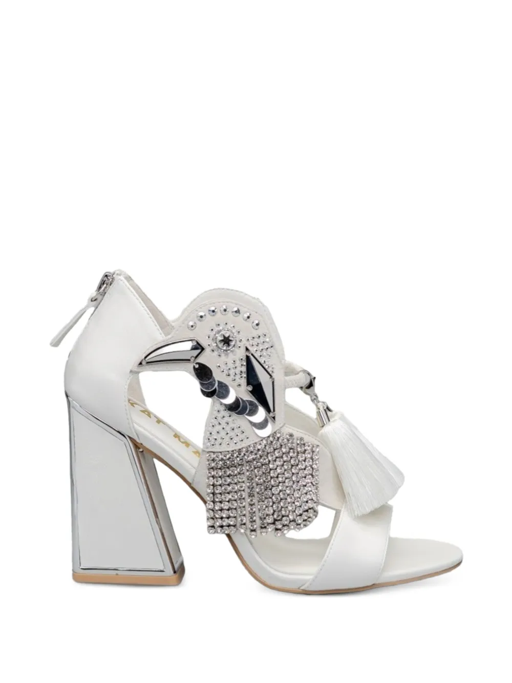 Kat Maconie Sandalen met kwastjes Wit