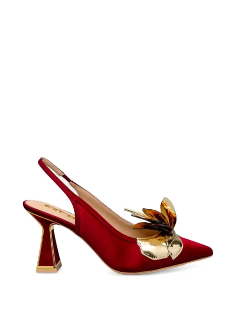 Kat Maconie mules con detalles florales
