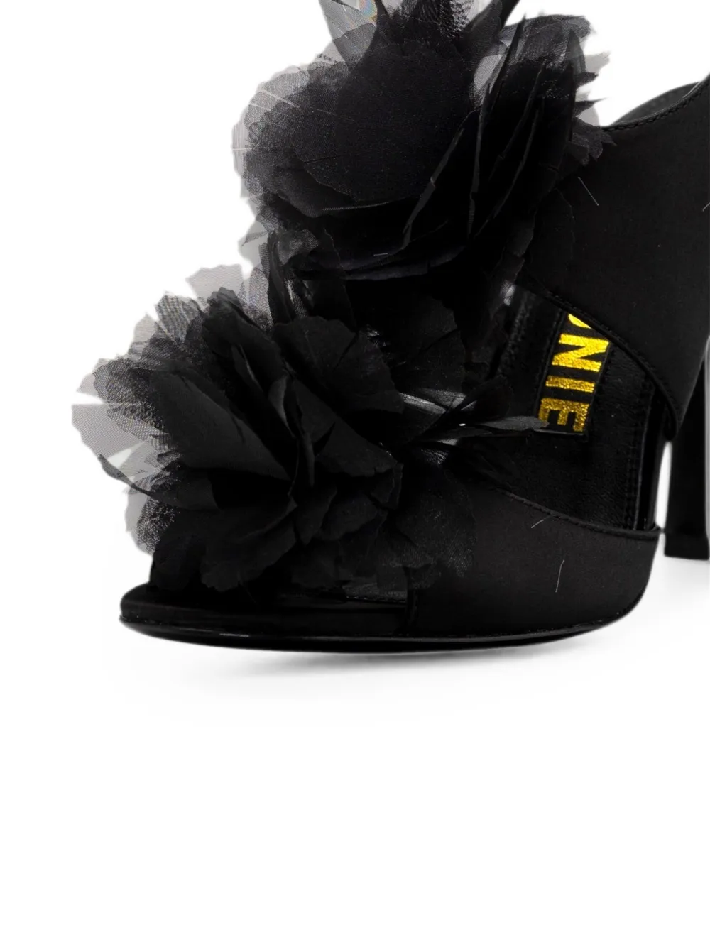Kat Maconie Sher sandalen verfraaid met bloemen Zwart