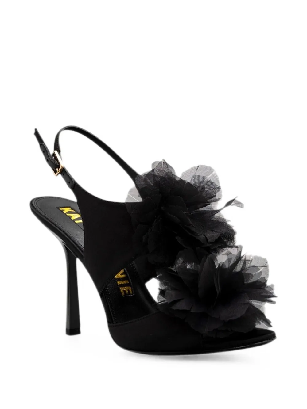 Kat Maconie Sher sandalen verfraaid met bloemen Zwart