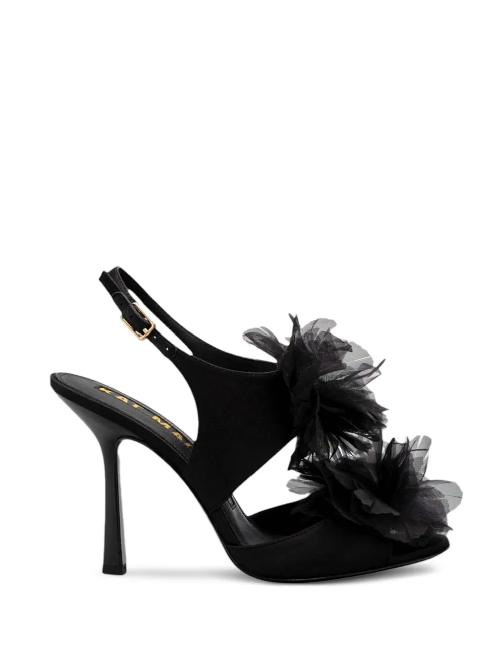 Kat Maconie Sher sandalen verfraaid met bloemen Zwart