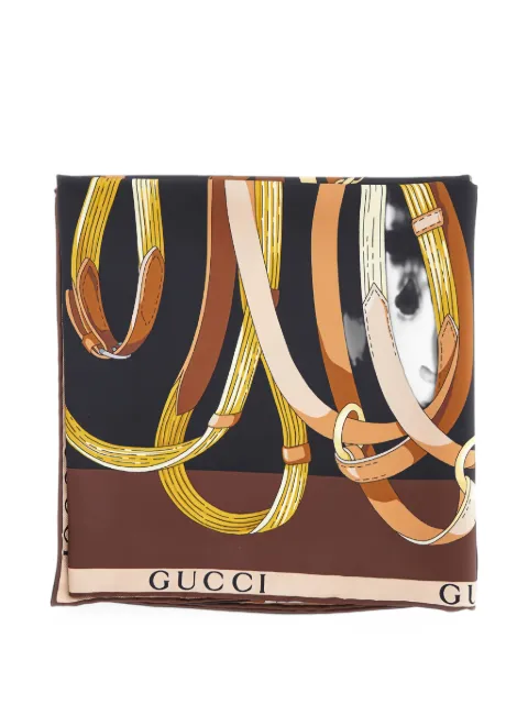 Gucci belt-print scarf