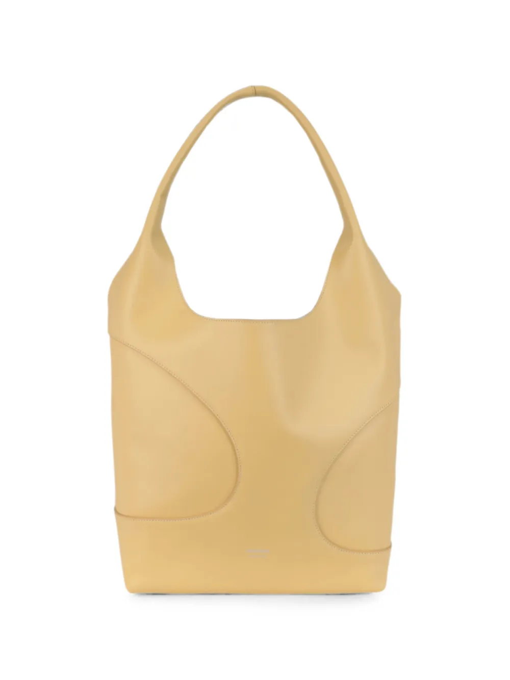 Ferragamo debossed cut-out shoulder bag - Gelb