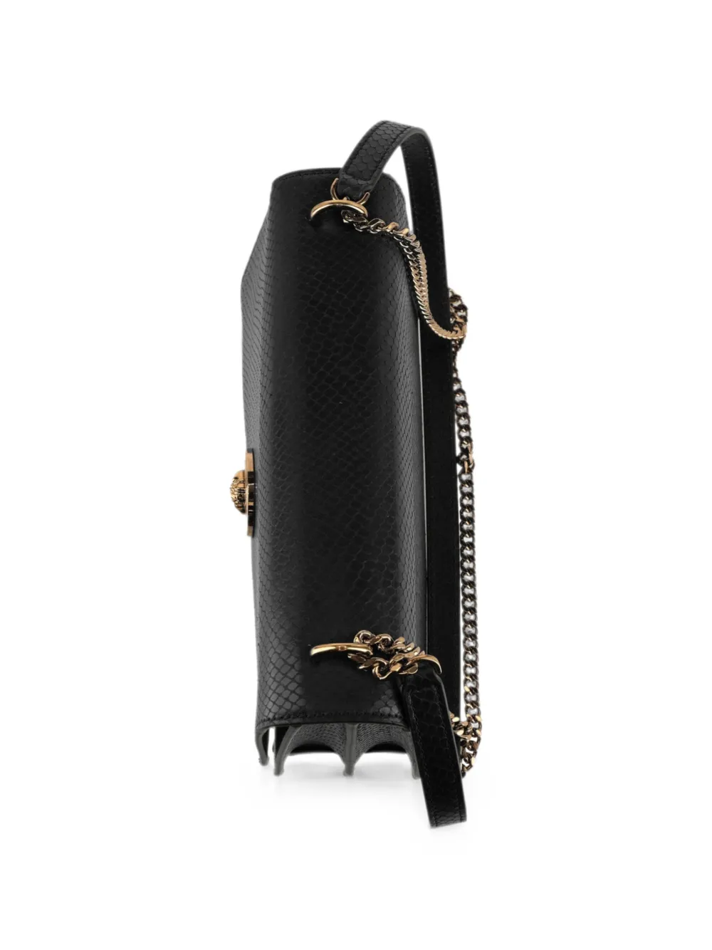 Versace Eyewear La Medusa schoudertas met slangen-reliëf Zwart