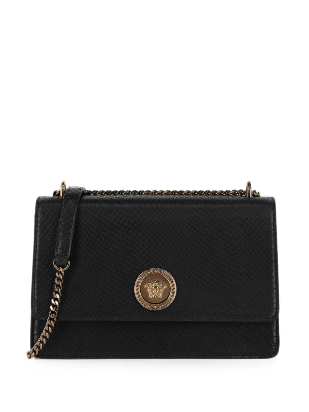 Versace Eyewear La Medusa snake-embossed shoulder bag - Schwarz