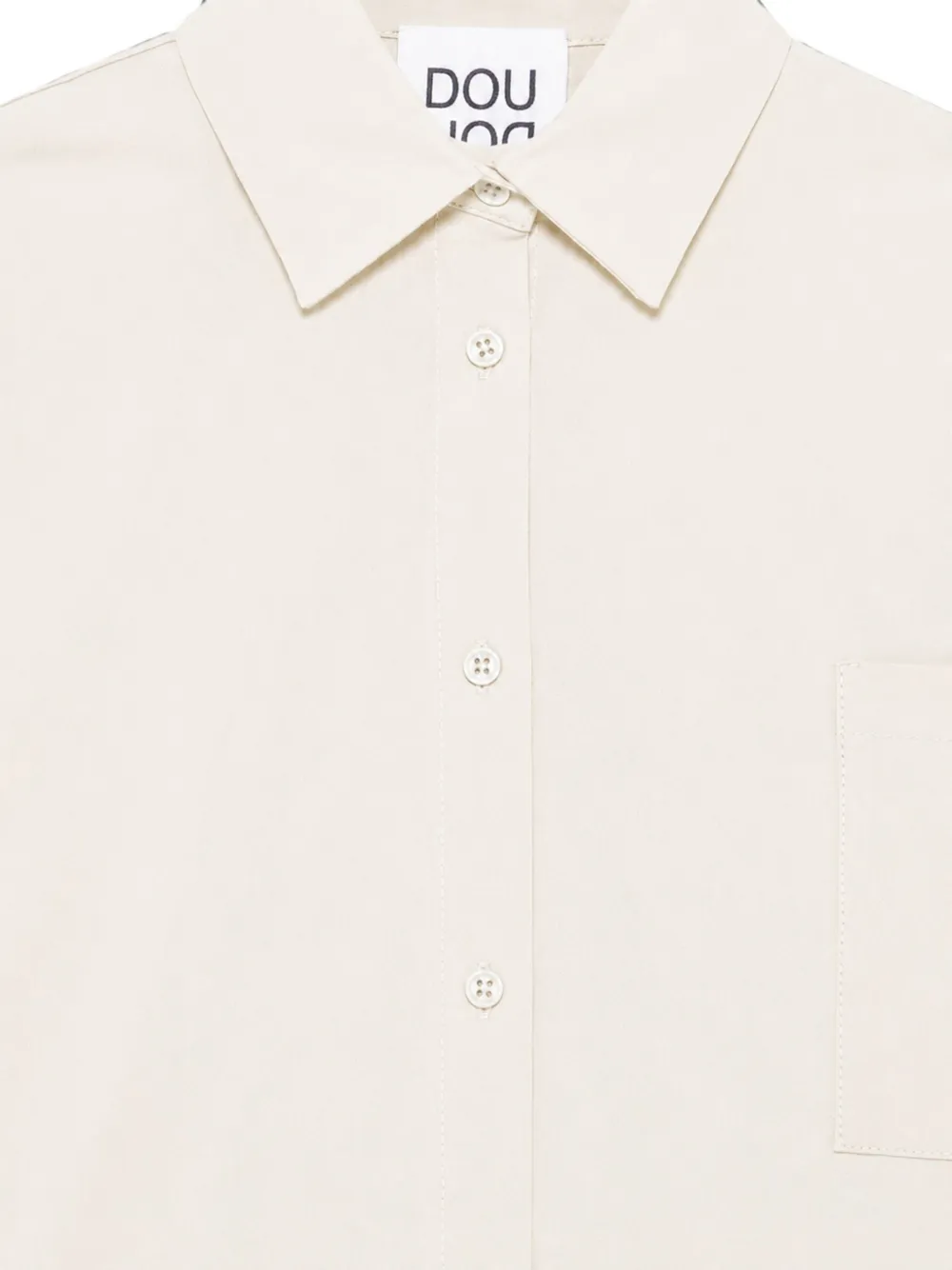 Douuod Kids Shirtjurk met borstzak Beige