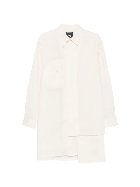 Y-3 layered-hem shirt