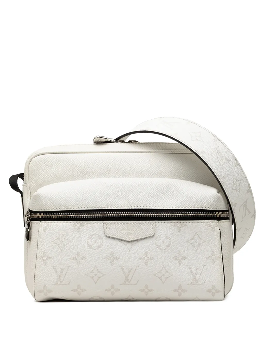 Louis Vuitton Pre-Owned 2021-2026 Monogram Taigarama Outdoor Messenger crossbody bag - Bianco