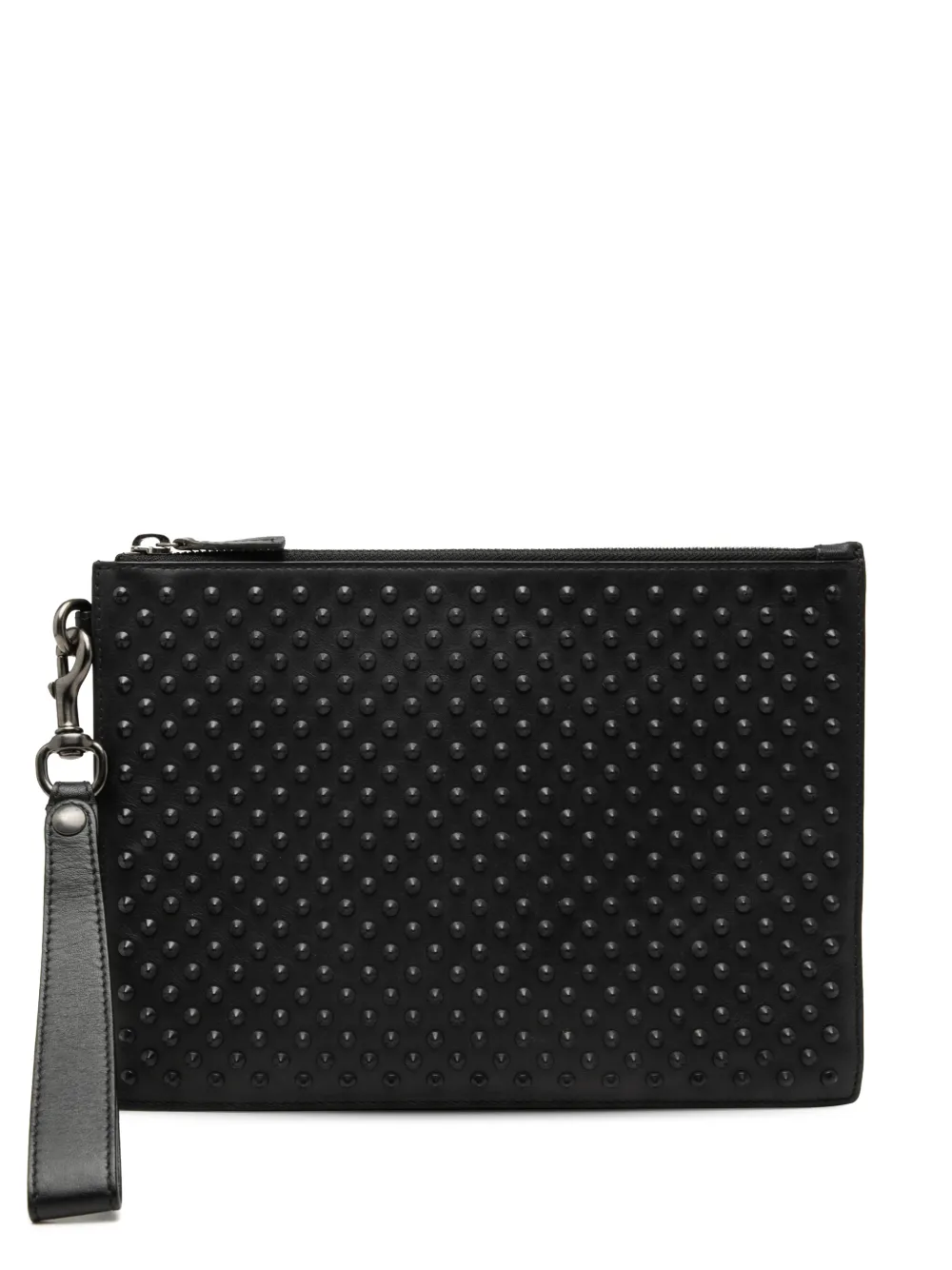Gucci Pre-Owned 2000-2015 Studded Calfskin clutch bag - Nero