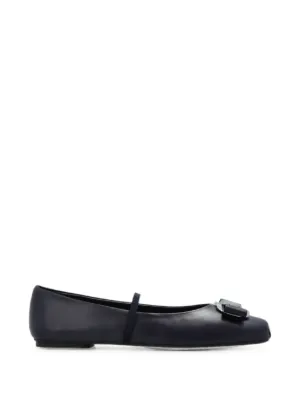 Ferragamo ニュー ヴァラリボン フラットシューズ | ブラック