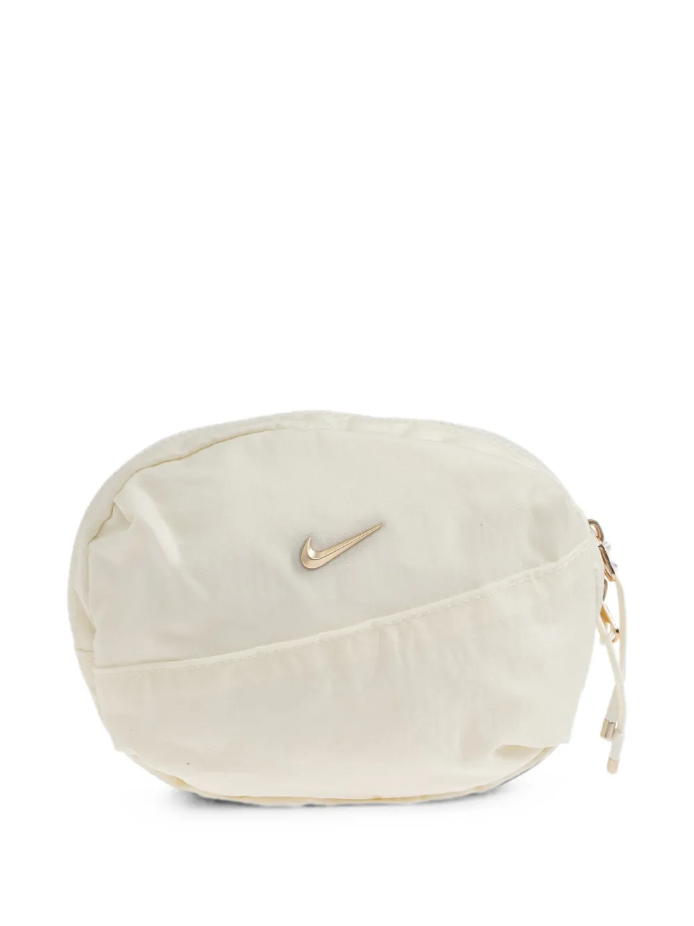 Nike logo-plaque crossbody bag Beige