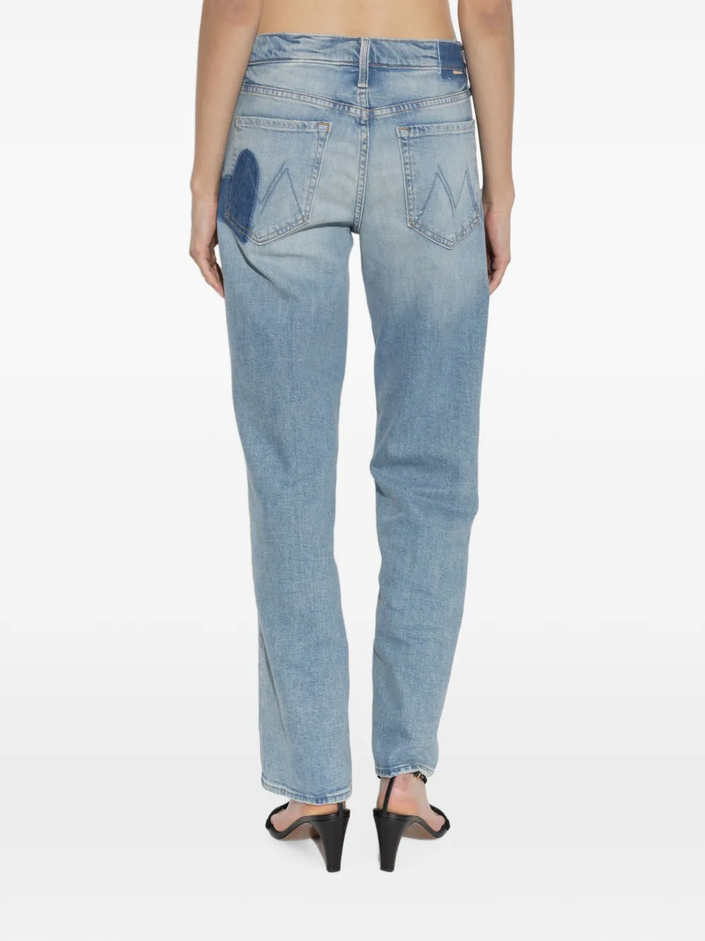MOTHER Straight jeans Blauw