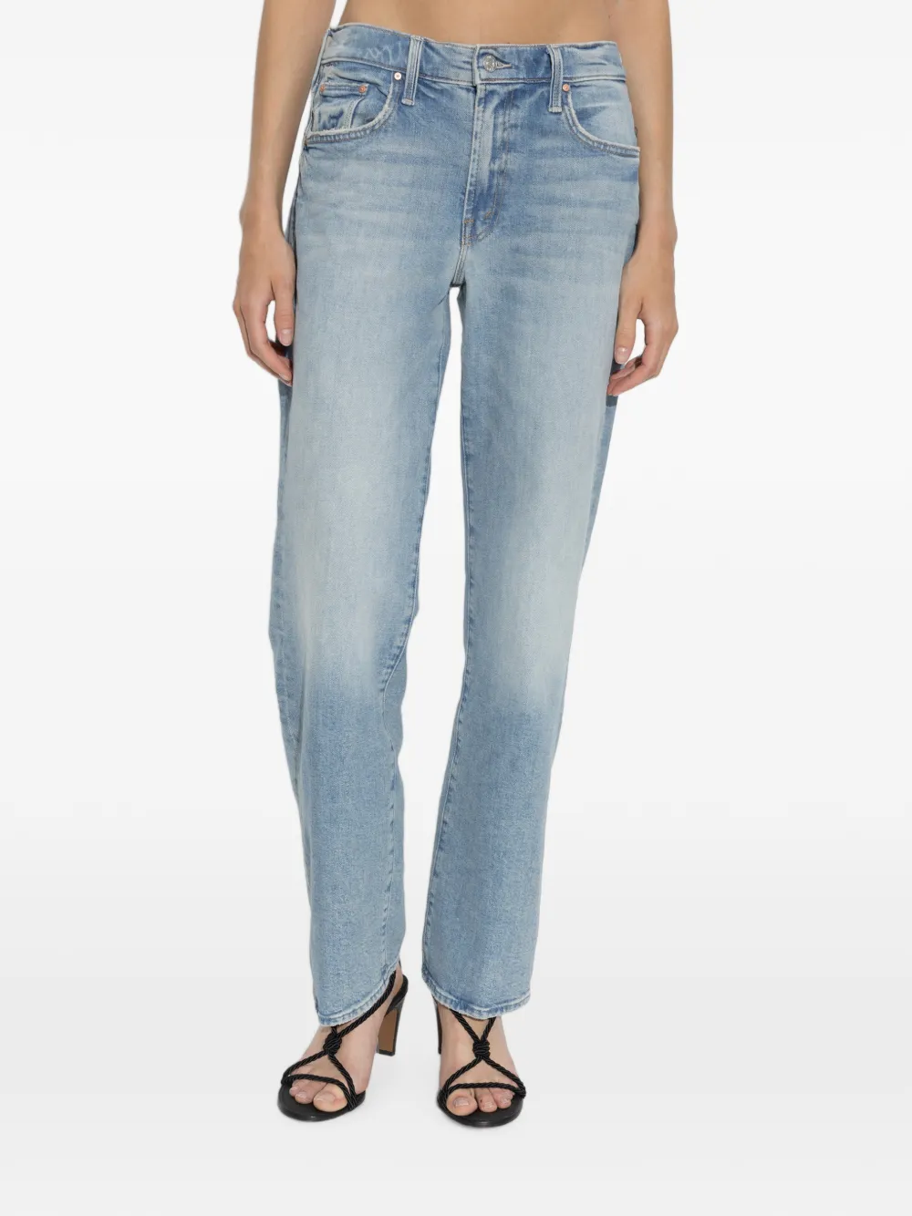 MOTHER Straight jeans Blauw