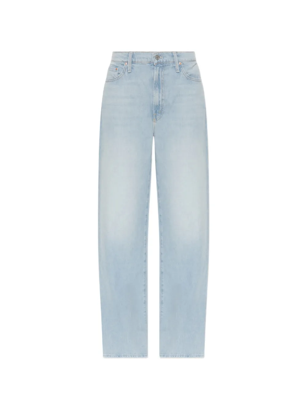 MOTHER High-Waist-Jeans mit weitem Bein - Blau