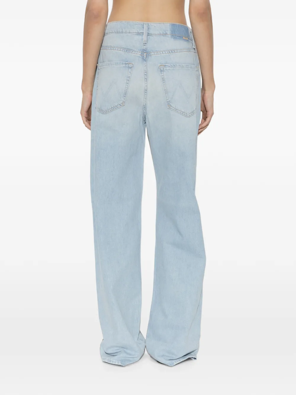 MOTHER Jeans met wijde pijpen Blauw