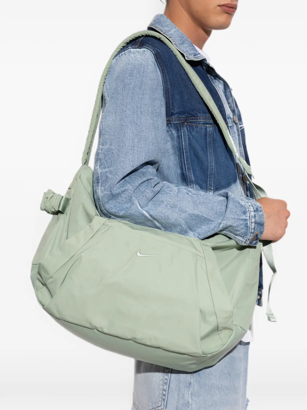Nike Schoudertas met geborduurd logo Groen