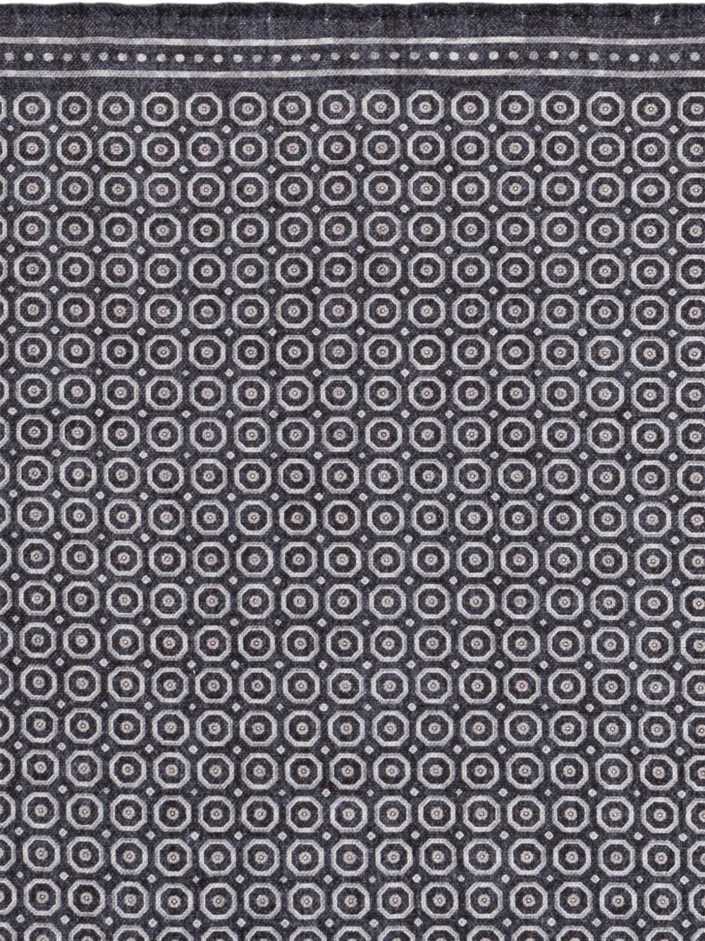 Eleventy Pochet met geometrische print Grijs