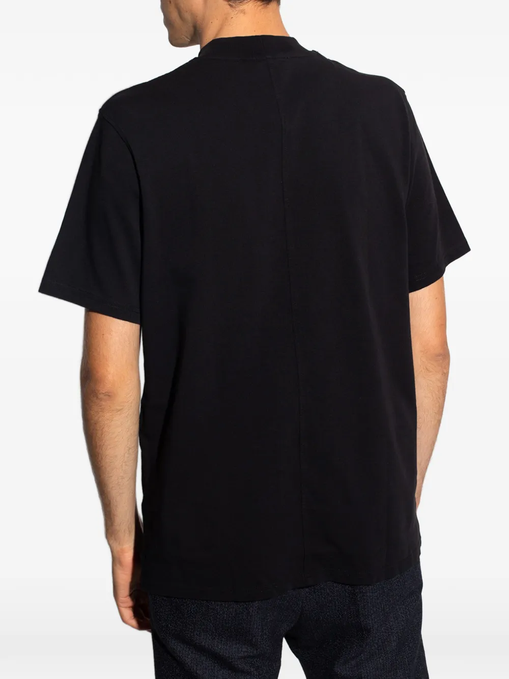 SAMSOE T-shirt met logoprint Zwart